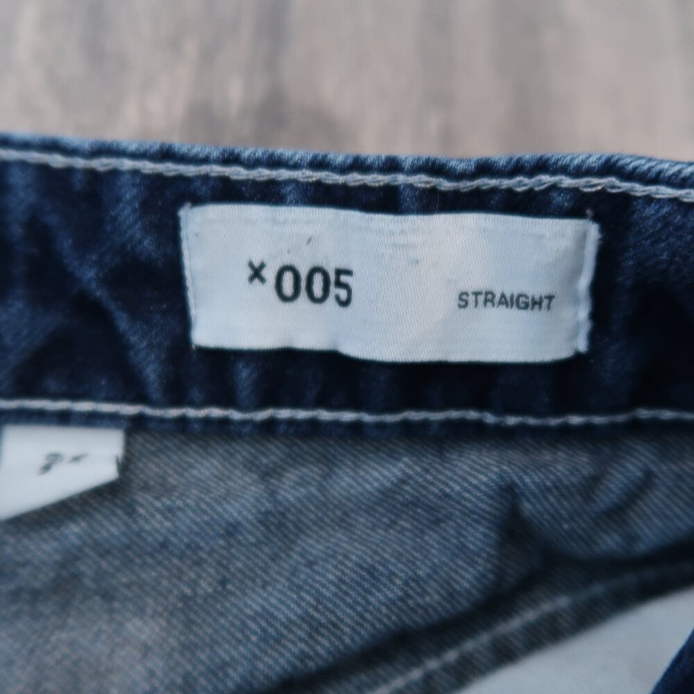 ASOS Collusion Womens 005 Straight Jeans Denim Blue Pants 26 - Picture 12 of 17